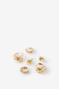 3Pk Small Earring
