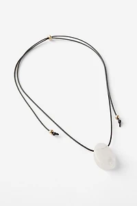 Cord Pendant Necklace