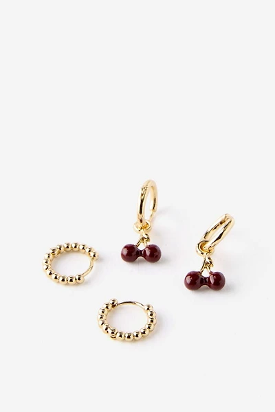 2Pk Mid Earring