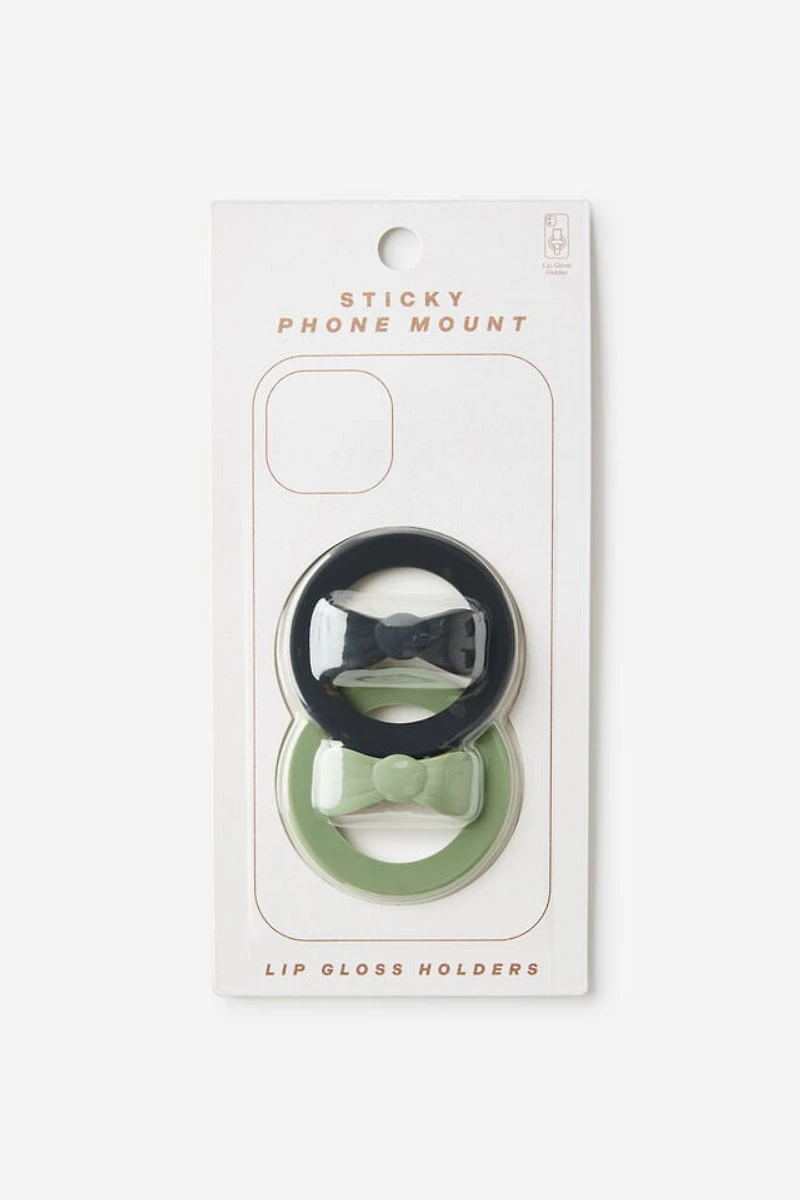 Lip Gloss Sticky Phone Mount Duo