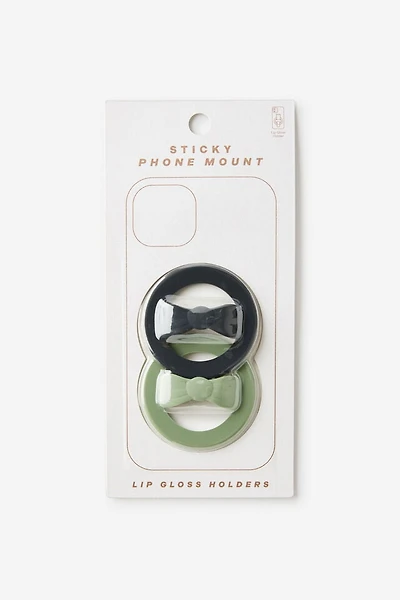 Lip Gloss Sticky Phone Mount Duo