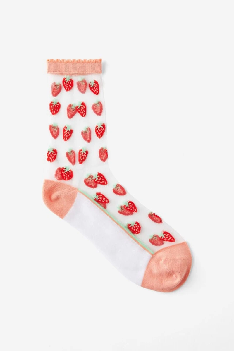 Mesh Crew Sock