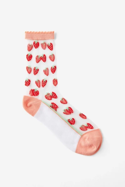 Mesh Crew Sock