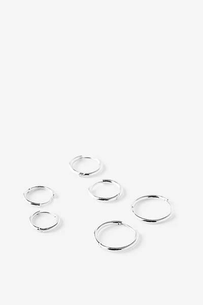 3Pk Mid Earring