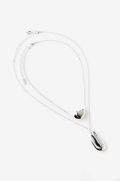 2Pk Pendant Necklace