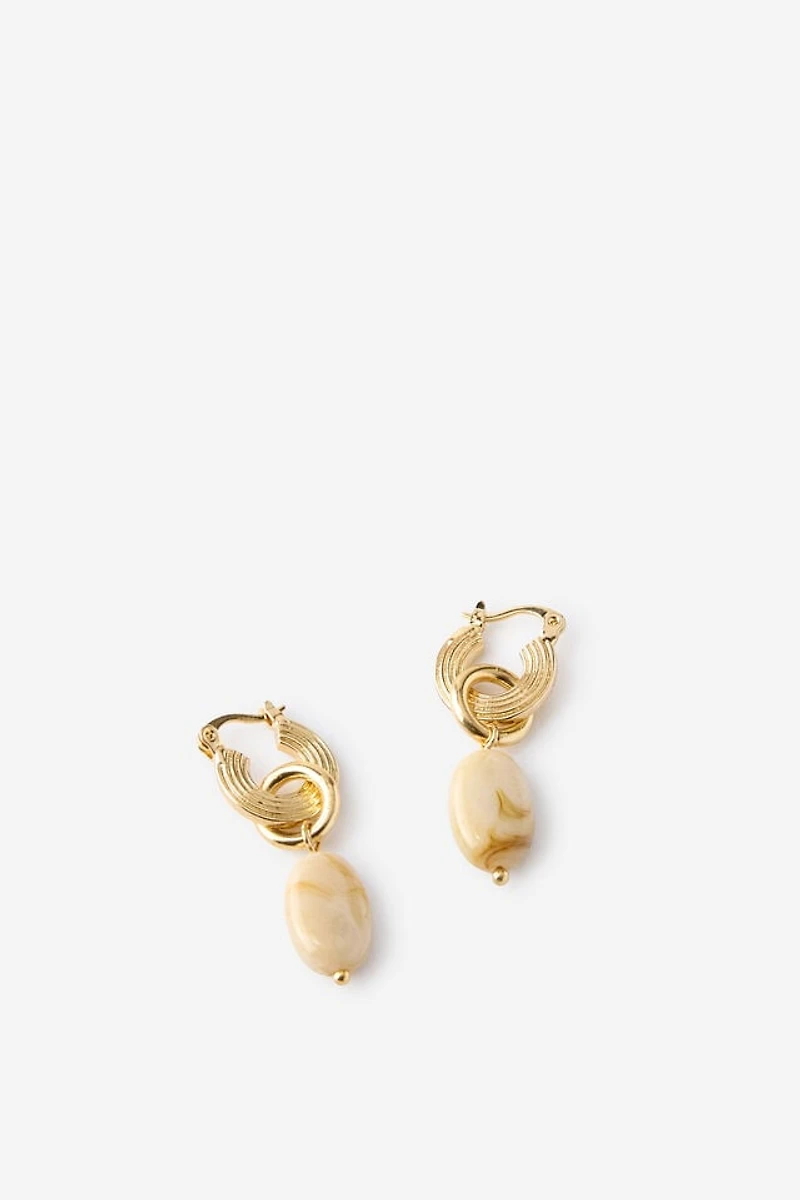 Charm Hoop Earring