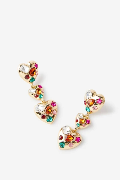 Mid Charm Earring