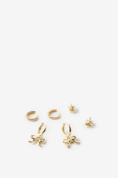 3Pk Small Earring