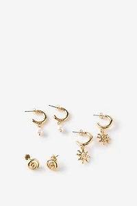 3Pk Small Earring