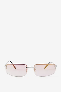Reece Rimless Metal Sunglasses