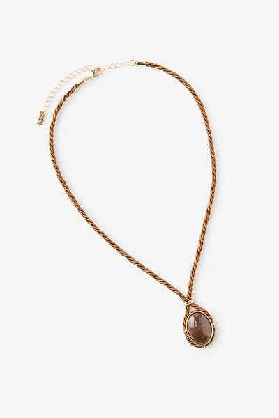 Cord Pendant Necklace