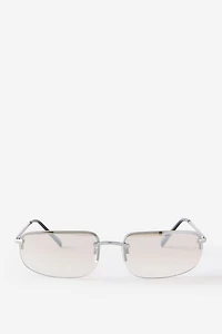 Reece Rimless Metal Sunglasses