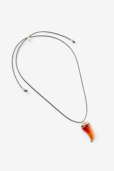 Cord Pendant Necklace