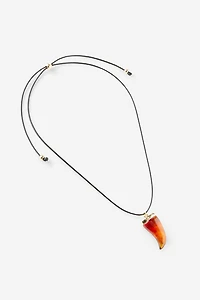 Cord Pendant Necklace