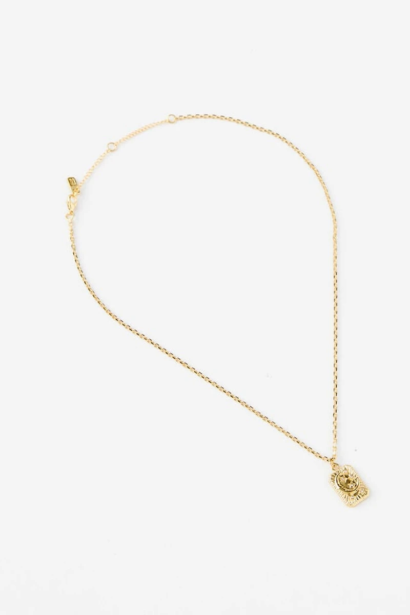 Premium Plated Pendant Necklace