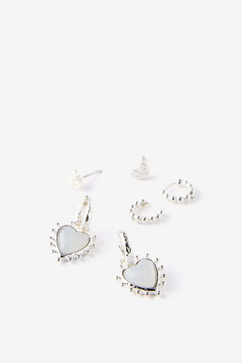 3Pk Mid Earring