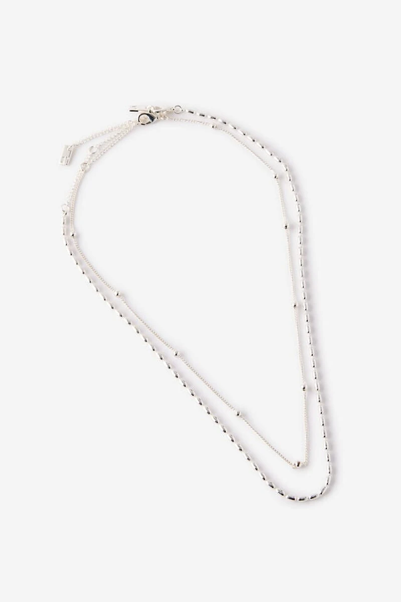 2Pk Fine Chain Necklace