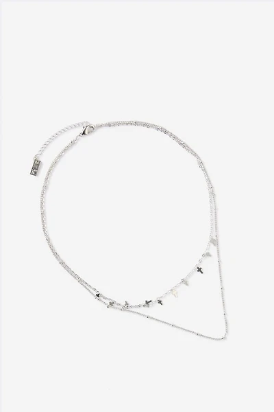 2Pk Fine Chain Necklace