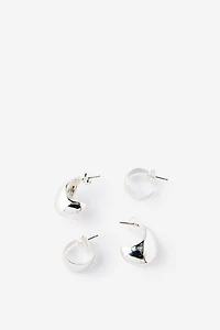 2Pk Mid Earring