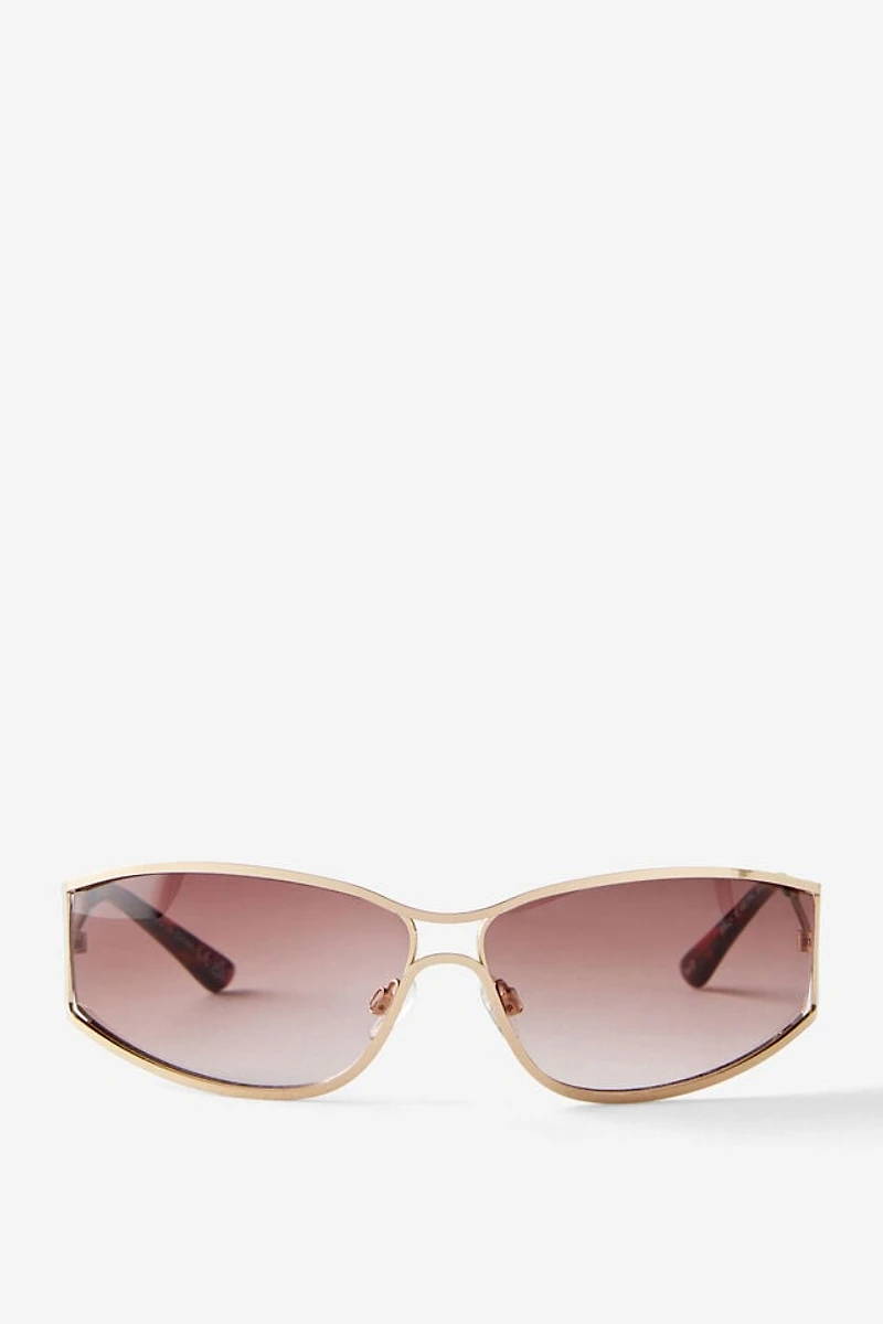 Bronte Metal Shield Sunglasses
