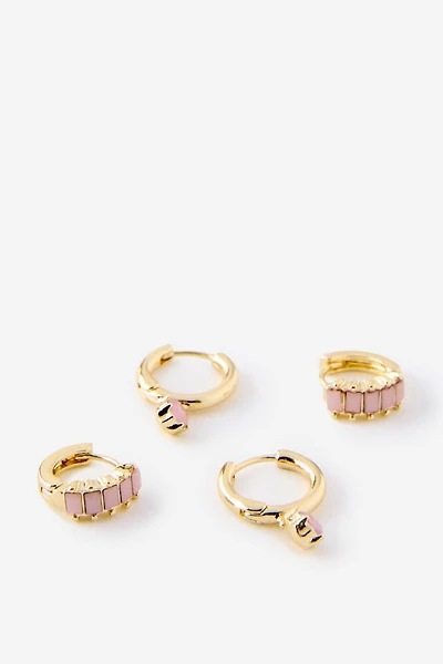 2Pk Mid Earring