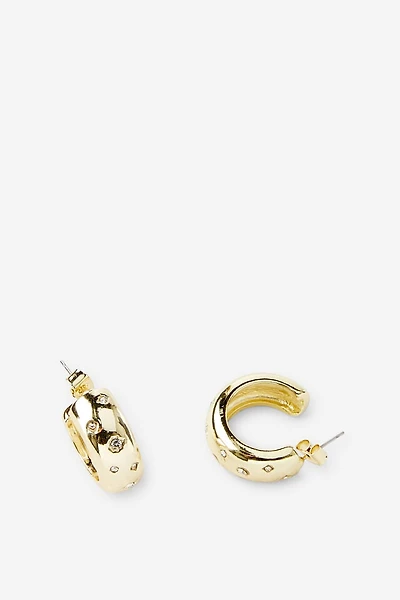 Mid Hoop Earring
