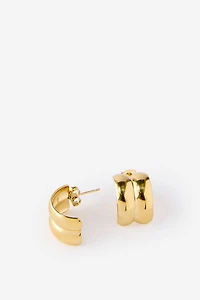 Waterproof Mid Hoop Earring