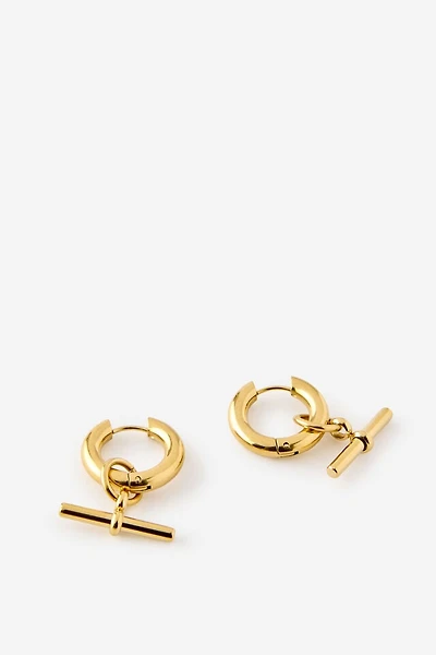 Waterproof Charm Hoop Earring