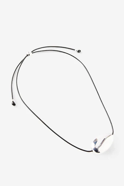 Cord Pendant Necklace