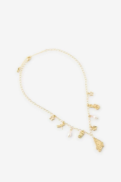 Gilmore Girls Plated Multi Pendant Necklace
