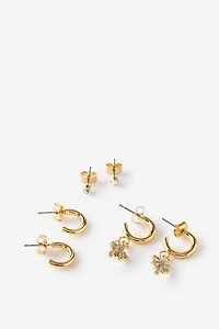 3Pk Small Earring