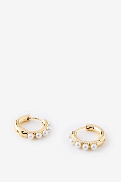 Mid Hoop Earring