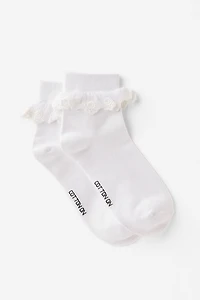 The Perfect Pair Pretty Frill Sock 2Pk