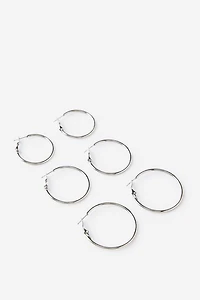 Waterproof 3Pk Mid Earring