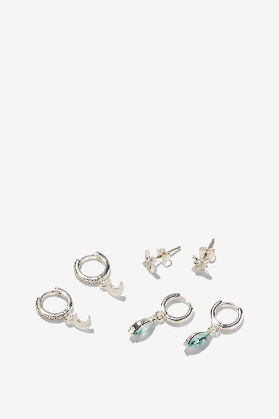 3Pk Small Earring