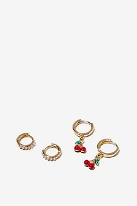 2Pk Mid Earring