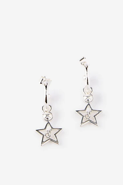 Snoopy Huggie Hoop Earring