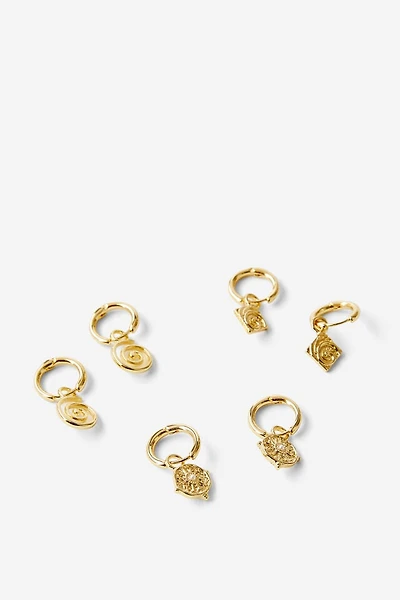 3Pk Small Earring
