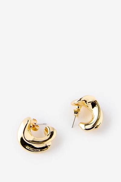 Mid Charm Earring