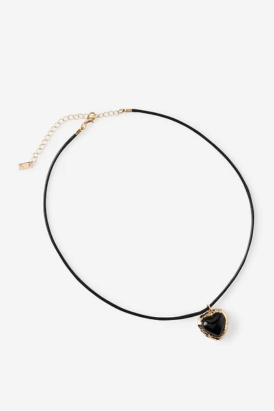 Cord Pendant Necklace