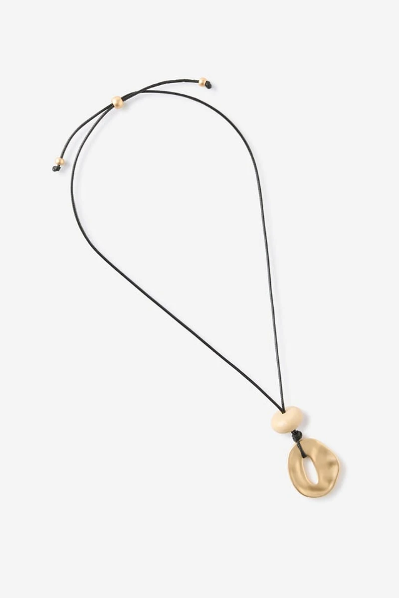 Cord Pendant Necklace