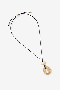 Cord Pendant Necklace