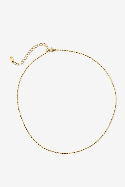 Waterproof Fine Chain Necklace