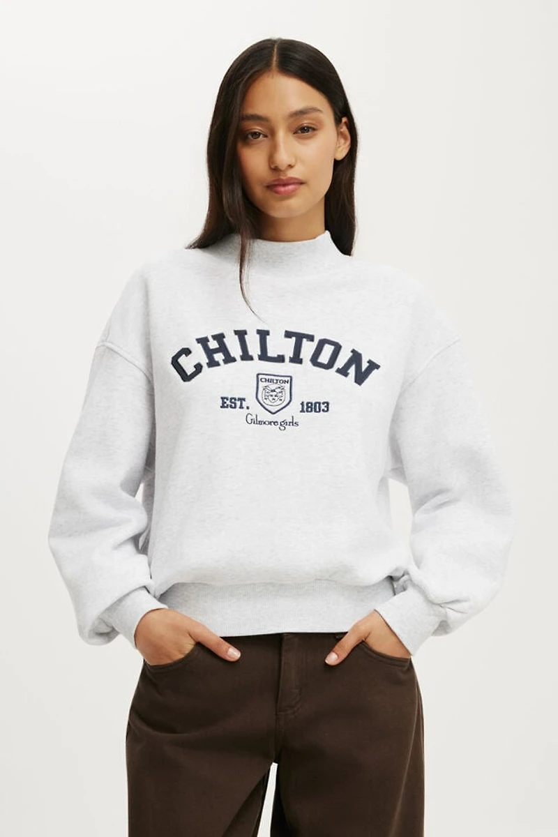 Gilmore Girls Mock Neck Sweatshirt
