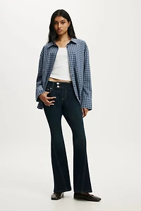 Petite Mid Rise Bootcut Jean