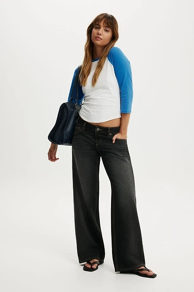 Petite Low Rise Straight Jean