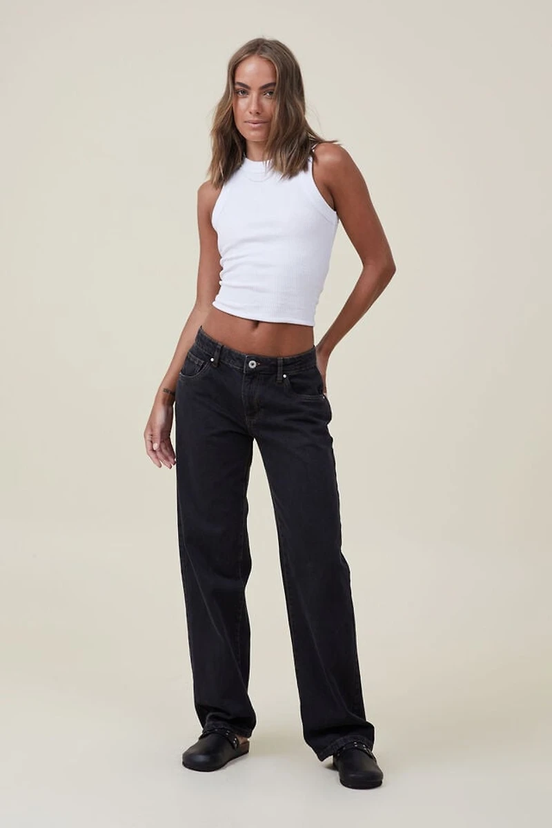 Low Rise Straight Jean