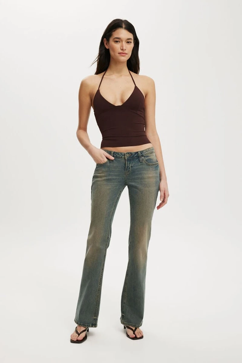 Low Rise Bootcut Jean