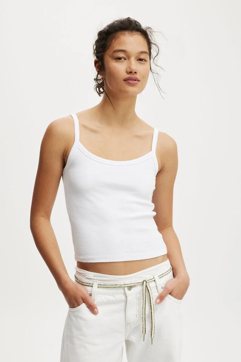 Goldie Rib Scoop Cami