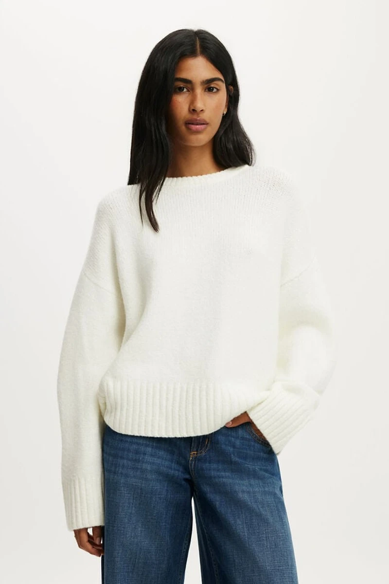 Luxe Crew Neck Sweater